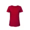 B&C BCTW047 organikus, Női gyűrűs fonású pamut póló, Chic Red-XS