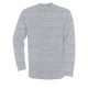 B&C BCWU610 férfi köryakas pulóver, Heather Grey-2XL