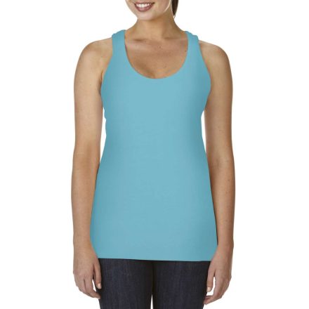 CCL4260 mosott hatású Női ujjatlan póló-trikó Comfort Colors, Lagoon Blue-2XL
