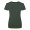 EA001F kereknyakú organikus női pamut póló Ecologie, Bottle Green-S