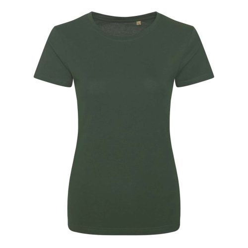EA001F kereknyakú organikus női pamut póló Ecologie, Bottle Green-XL