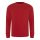 EA030 kereknyakú unisex pulóver Ecologie, Red-XS