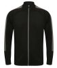 Finden + Hales FHLV871 unisex melegítő felső, Black/Gunmetal Grey-XXS