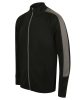 Finden + Hales FHLV871 unisex melegítő felső, Black/Gunmetal Grey-XXS