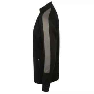   Finden + Hales FHLV871 unisex melegítő felső, Black/Gunmetal Grey-XXS