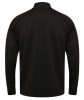 Finden + Hales FHLV871 unisex melegítő felső, Black/Red-XXS