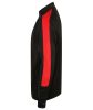 Finden + Hales FHLV871 unisex melegítő felső, Black/Red-XXS
