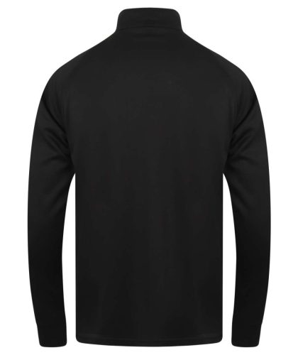 Finden + Hales FHLV871 unisex melegítő felső, Black/White-XL
