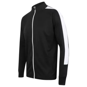   Finden + Hales FHLV871 unisex melegítő felső, Black/White-XXS