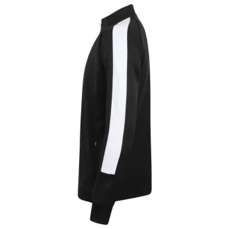   Finden + Hales FHLV871 unisex melegítő felső, Black/White-XXS