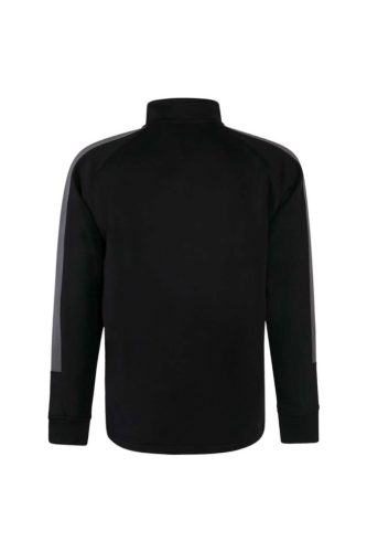 Finden + Hales FHLV873 gyerek tréning felső, Black/Gunmetal Grey-5/6