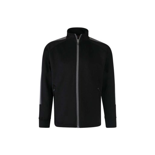 Finden + Hales FHLV873 gyerek tréning felső, Black/Gunmetal Grey-5/6