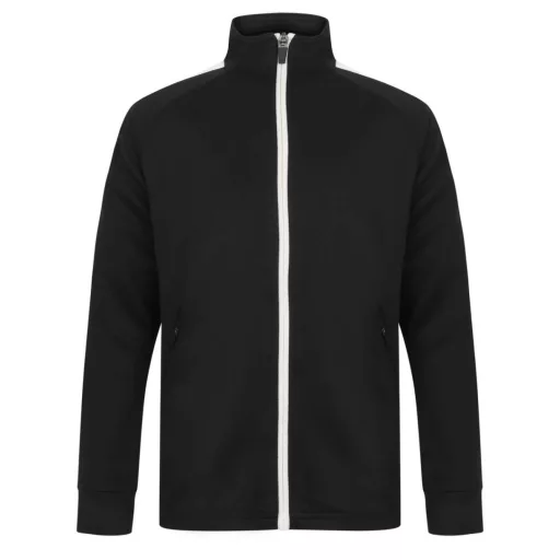 Finden + Hales FHLV873 gyerek tréning felső, Black/White-11/12