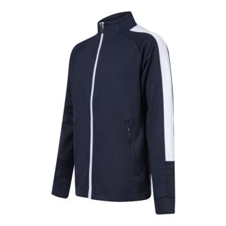   Finden + Hales FHLV873 gyerek tréning felső, Navy/White-5/6