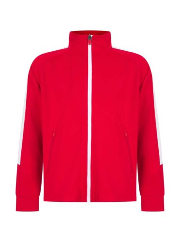Finden + Hales FHLV873 gyerek tréning felső, Red/White-13