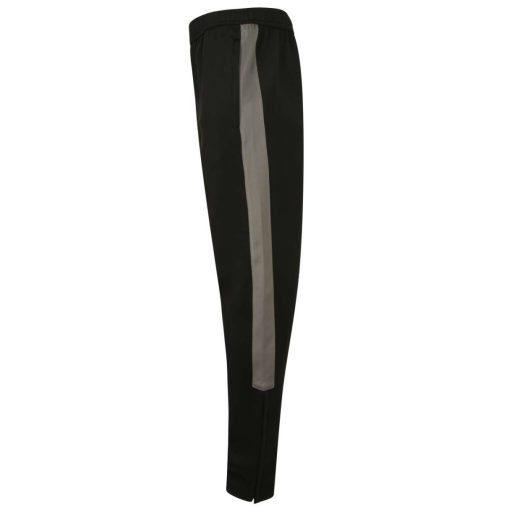 Finden + Hales FHLV881 unisex melegítő alsó, Black/Gunmetal Grey-3XL