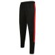 Finden + Hales FHLV881 unisex melegítő alsó, Black/Red-L