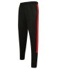 Finden + Hales FHLV881 unisex melegítő alsó, Black/Red-XXS