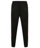 Finden + Hales FHLV881 unisex melegítő alsó, Black/Red-XXS