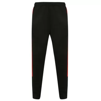   Finden + Hales FHLV881 unisex melegítő alsó, Black/Red-XXS