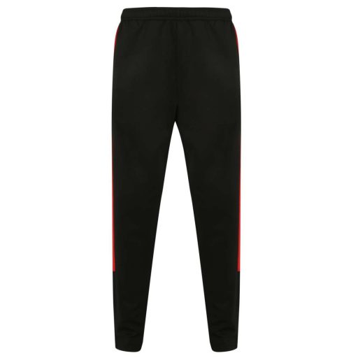 Finden + Hales FHLV881 unisex melegítő alsó, Black/Red-XXS