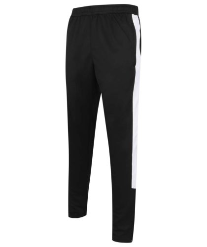 Finden + Hales FHLV881 unisex melegítő alsó, Black/White-XXS