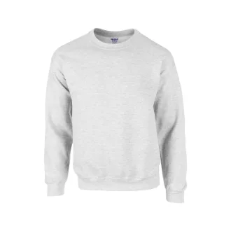 Környakas unisex prémium pulóver, Gildan GI12000, Ash-M