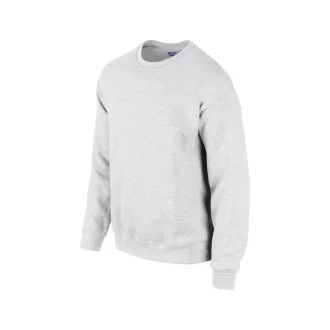 Környakas unisex prémium pulóver, Gildan GI12000, Ash-M