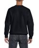 Környakas unisex prémium pulóver, Gildan GI12000, Black-2XL