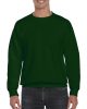 Környakas unisex prémium pulóver, Gildan GI12000, Forest Green-L