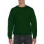 Környakas unisex prémium pulóver, Gildan GI12000, Forest Green-S