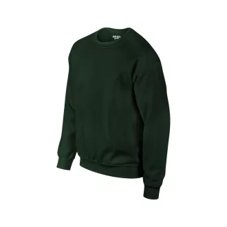   Környakas unisex prémium pulóver, Gildan GI12000, Forest Green-S