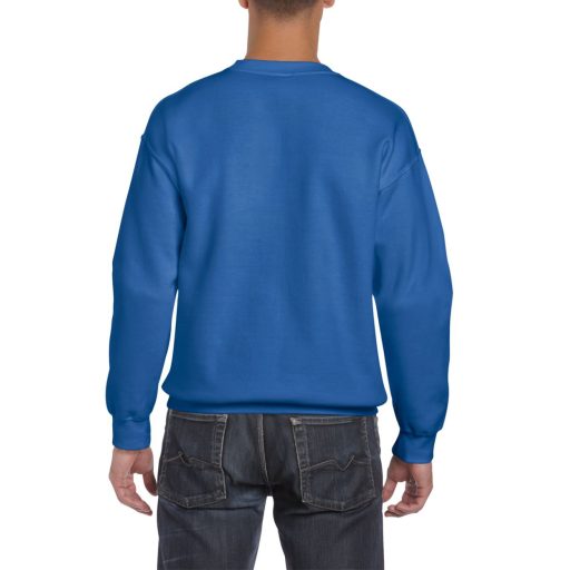 Környakas unisex prémium pulóver, Gildan GI12000, Royal-2XL