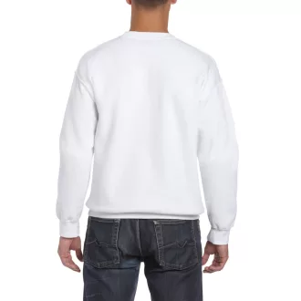   Környakas unisex prémium pulóver, Gildan GI12000, White-2XL