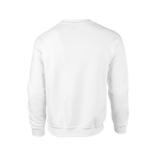 Környakas unisex prémium pulóver, Gildan GI12000, White-L