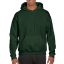 Prémium kapucnis pulóver, Gildan GI12500, Forest Green-S
