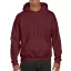 Prémium kapucnis pulóver, Gildan GI12500, Maroon-2XL
