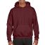 Prémium kapucnis pulóver, Gildan GI12500, Maroon-S
