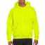 Prémium kapucnis pulóver, Gildan GI12500, Safety Green-2XL