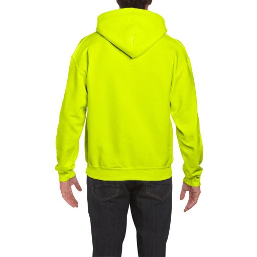 Prémium kapucnis pulóver, Gildan GI12500, Safety Green-S