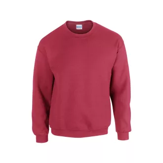   Kereknyakú körkötött pulóver, Gildan GI18000, Antique Cherry Red-S