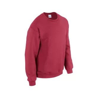   Kereknyakú körkötött pulóver, Gildan GI18000, Antique Cherry Red-S