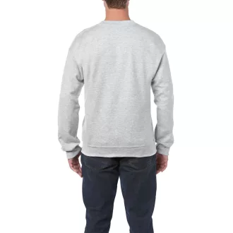 Kereknyakú körkötött pulóver, Gildan GI18000, Ash-2XL