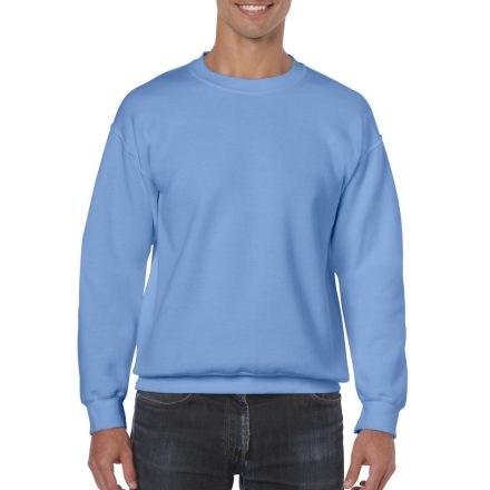 Kereknyakú körkötött pulóver, Gildan GI18000, Carolina Blue-L