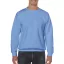 Kereknyakú körkötött pulóver, Gildan GI18000, Carolina Blue-XL