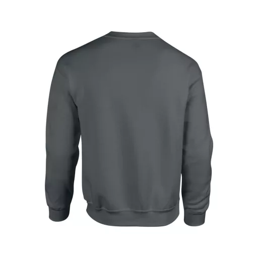 Kereknyakú körkötött pulóver, Gildan GI18000, Charcoal-S