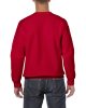 Kereknyakú körkötött pulóver, Gildan GI18000, Cherry Red-S