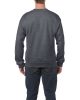 Kereknyakú körkötött pulóver, Gildan GI18000, Dark Heather-4XL