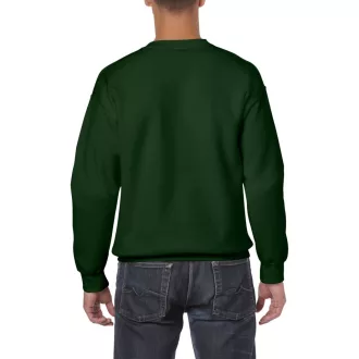   Kereknyakú körkötött pulóver, Gildan GI18000, Forest Green-2XL