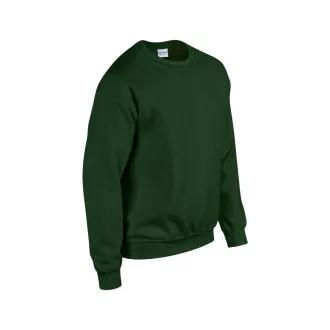   Kereknyakú körkötött pulóver, Gildan GI18000, Forest Green-2XL